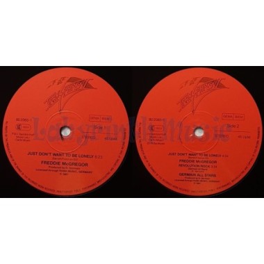 Freddie McGregor - Just Don't Want To Be Lonely • 12" Vinyl Maxi • EX - Labyrinth Music