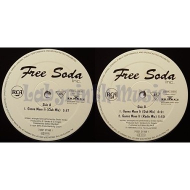 Free Soda Inc. - Gonna Move It • 12" Vinyl Maxi • EX - Labyrinth Music