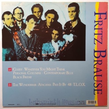 Fritz Brause - Bow - Tie And Rubber Boots • 12" Vinyl LP • NM - Labyrinth Music