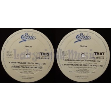 Froon - Bobby Mugabe • 12" Vinyl Maxi - Labyrinth Music