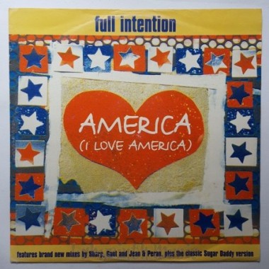 Full Intention - America (I Love America) • 12" Vinyl Maxi - Labyrinth Music
