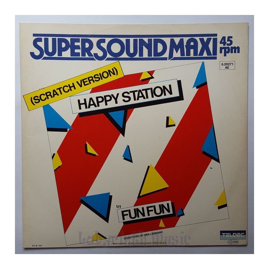 Fun Fun - Happy Station • Scratch Version • 12" Vinyl Maxi • EX - Labyrinth Music