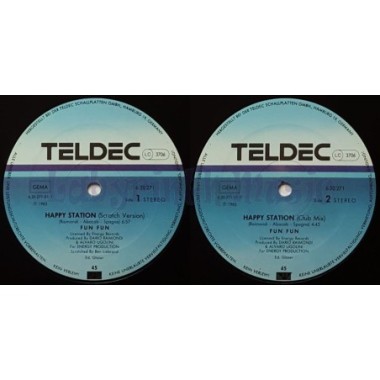 Fun Fun - Happy Station • Scratch Version • 12" Vinyl Maxi • EX - Labyrinth Music