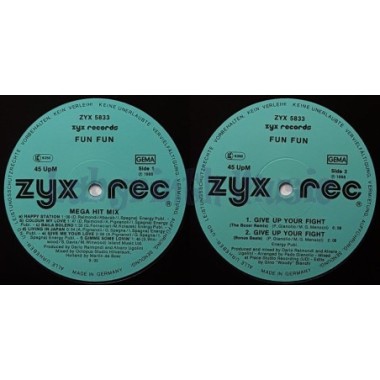 Fun Fun - Mega Hit Mix • 12" Vinyl Maxi - Labyrinth Music