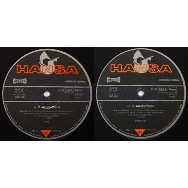 G.G. Anderson - Cheerio • 12" Vinyl Maxi • EX - Labyrinth Music