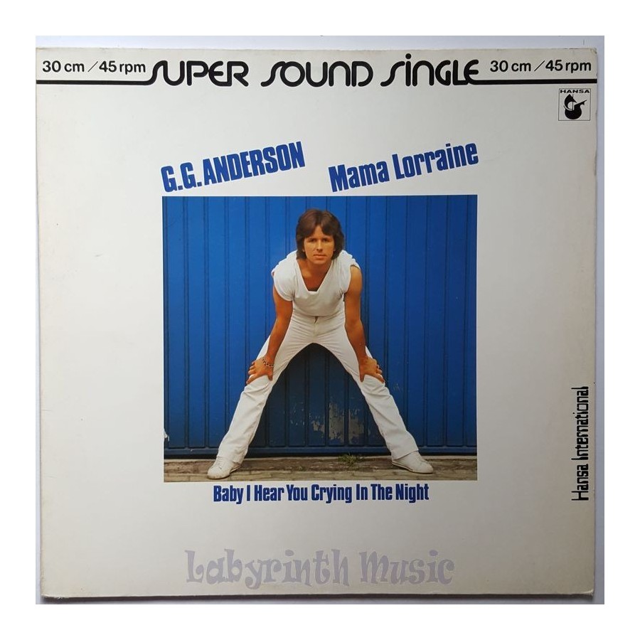 G.G. Anderson - Mama Lorraine • 12" Vinyl Maxi • EX - Labyrinth Music