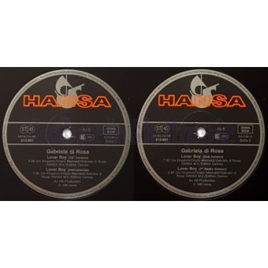 Gabriela Di Rosa - Lover Boy • 12" Vinyl Maxi • MINT - Labyrinth Music