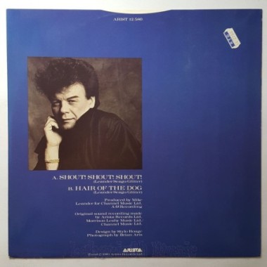 Gary Glitter - Shout Shout Shout • 12" Vinyl Maxi • EX - Labyrinth Music
