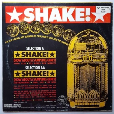 Gene And Jim Are Into Shakes - Shake • 12" Vinyl Maxi - Labyrinth Music