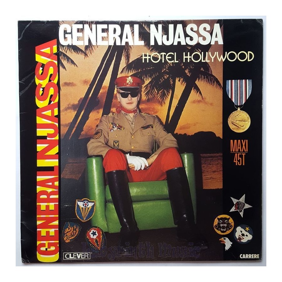 General Njassa - Hotel Hollywood • 12" Vinyl Maxi - Labyrinth Music