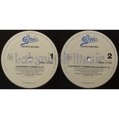 George Michael - A Different Corner • 12" Vinyl Maxi - Labyrinth Music