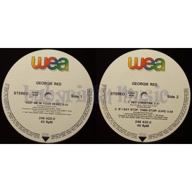 Georgie Red - Keep Me In Your Heart • 12" Vinyl Maxi - Labyrinth Music