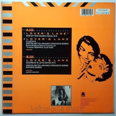 Georgio - Lover's Lane • 12" Vinyl Maxi - Labyrinth Music