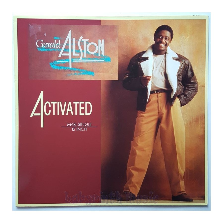 Gerald Alston - Activated • 12" Vinyl Maxi • MINT - Labyrinth Music
