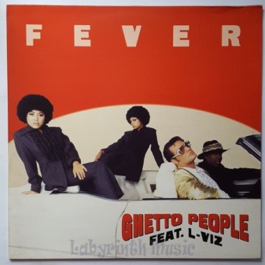 Ghetto People Feat. L-Viz - Fever • 12" Vinyl Maxi • EX - Labyrinth Music
