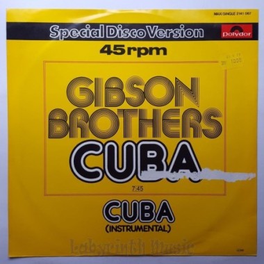 Gibson Brothers - Cuba • 12" Vinyl Maxi • EX - Labyrinth Music