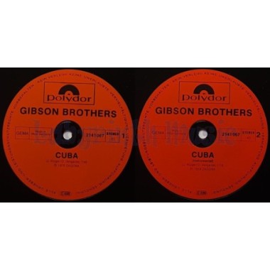 Gibson Brothers - Cuba • 12" Vinyl Maxi • EX - Labyrinth Music