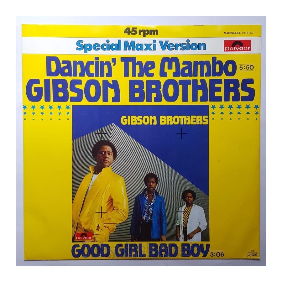 Gibson Brothers - Dancin' The Mambo • 12" Vinyl Maxi • MINT - Labyrinth Music