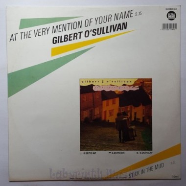 Gilbert O'Sullivan - At The Very Mention Of Your Name • 12" Vinyl Maxi • EX - Labyrinth Music