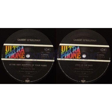 Gilbert O'Sullivan - At The Very Mention Of Your Name • 12" Vinyl Maxi • EX - Labyrinth Music
