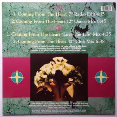 Gilette Wilson & Milk-E-Way - Coming From The Heart • 12" Vinyl Maxi • MINT - Labyrinth Music