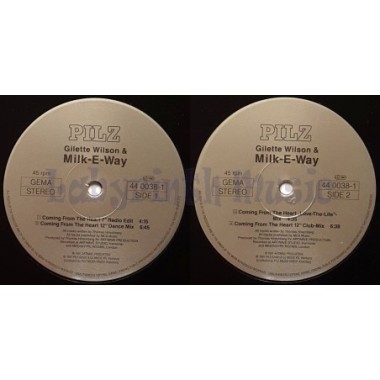 Gilette Wilson & Milk-E-Way - Coming From The Heart • 12" Vinyl Maxi • MINT - Labyrinth Music