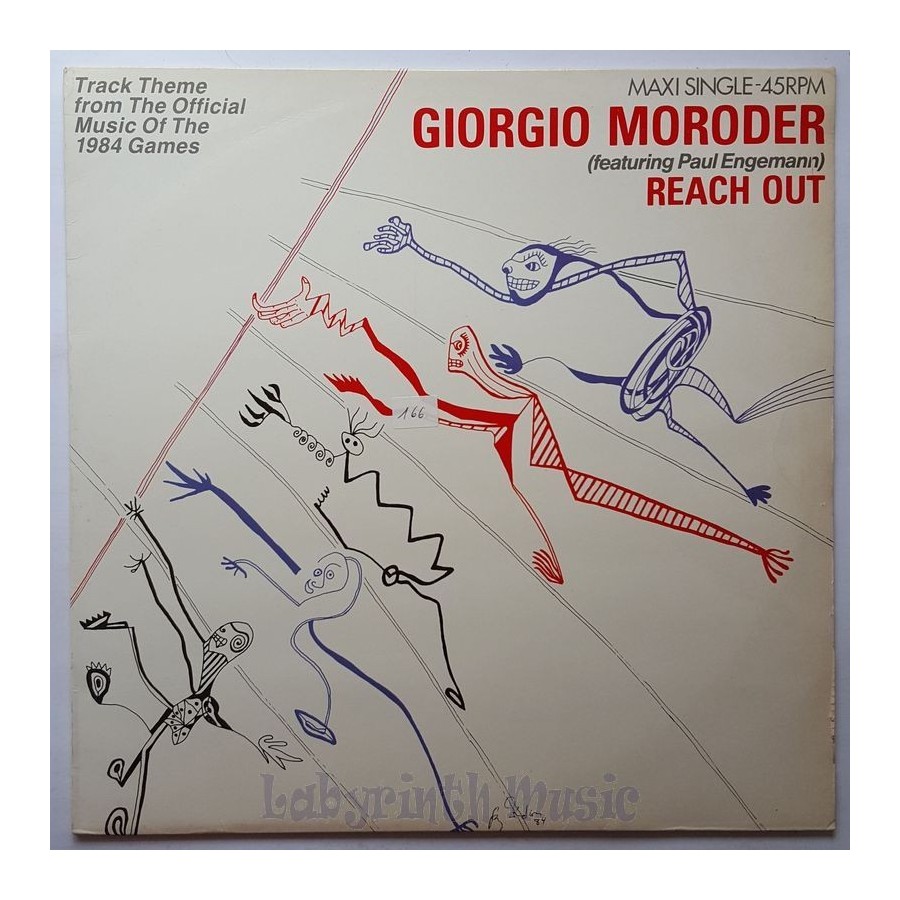 Giorgio Moroder Feat. Paul Engemann - Reach Out • 12" Vinyl Maxi • EX - Labyrinth Music