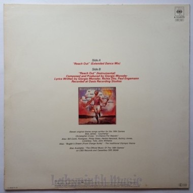 Giorgio Moroder Feat. Paul Engemann - Reach Out • 12" Vinyl Maxi • EX - Labyrinth Music
