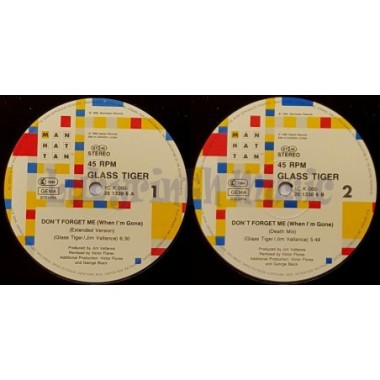 Glass Tiger - Don't Forget Me • 12" Vinyl Maxi • EX - Labyrinth Music