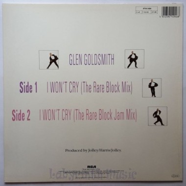 Glen Goldsmith - I Won't Cry • 12" Vinyl Maxi • NM - Labyrinth Music
