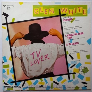 Glen White - Tv Lover • 12" Vinyl Maxi • NM - Labyrinth Music