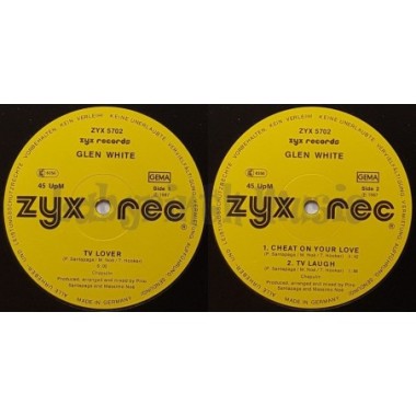 Glen White - Tv Lover • 12" Vinyl Maxi • NM - Labyrinth Music