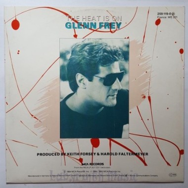 Glenn Frey - The Heat Is On • 12" Vinyl Maxi • EX - Labyrinth Music