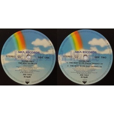 Glenn Frey - The Heat Is On • 12" Vinyl Maxi • EX - Labyrinth Music