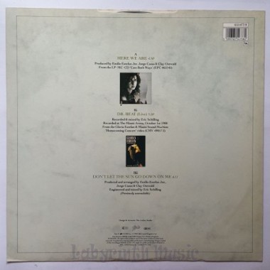 Gloria Estefan - Here We Are • 12" Vinyl Maxi • NM - Labyrinth Music