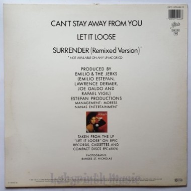 Gloria Estefan & Miami Sound Machine - Can't Stay Away From You • 12" Vinyl Maxi • EX - Labyrinth Music