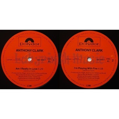 Anthony Clark - Am I Really In Love • 12" Vinyl Maxi • EX - Labyrinth Music