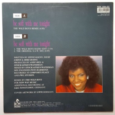 Gloria Gaynor - Be Soft With Me Tonight • 12" Vinyl Maxi • EX - Labyrinth Music