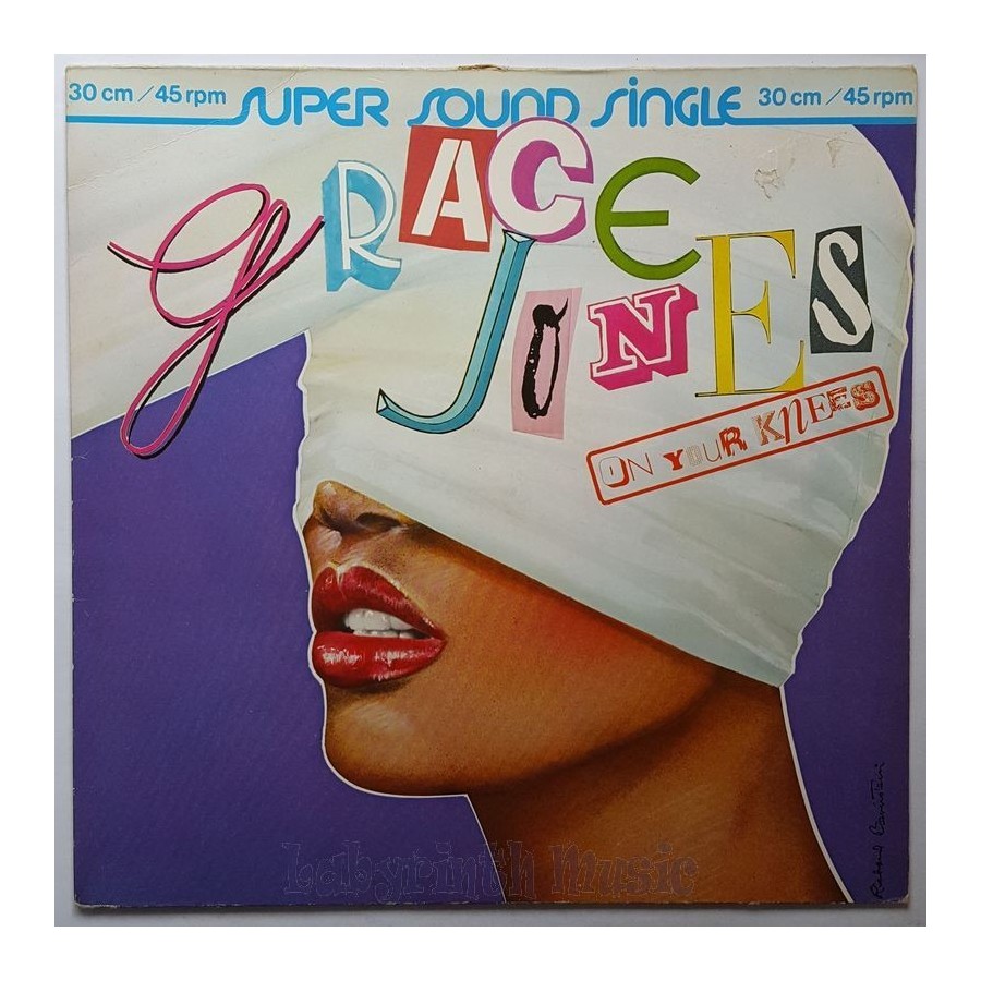 Grace Jones - On Your Knees • 12" Vinyl Maxi - Labyrinth Music