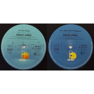 Grace Jones - On Your Knees • 12" Vinyl Maxi - Labyrinth Music