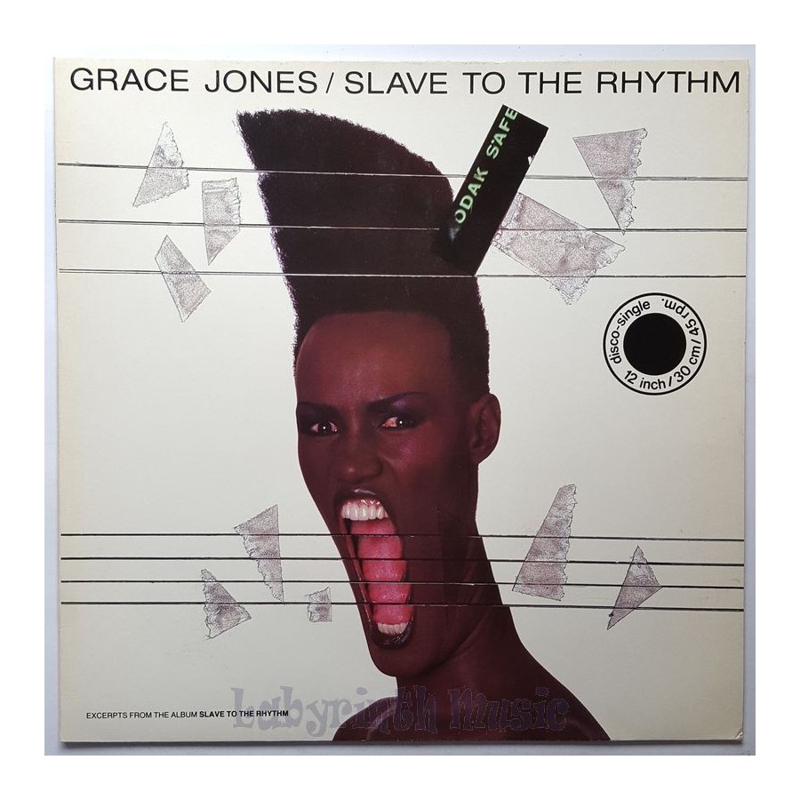 Grace Jones - Slave To The Rhythm • 12" Vinyl Maxi • MINT - Labyrinth Music