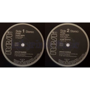 Grace Kairos - Rainy Days • 12" Vinyl Maxi • EX - Labyrinth Music