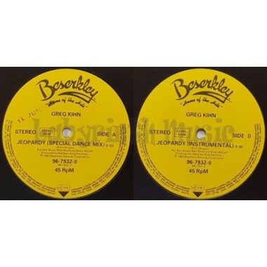 Greg Kihn Band - Jeopardy • 12" Vinyl Maxi - Labyrinth Music