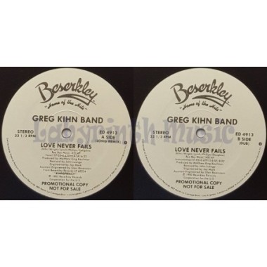 Greg Kihn Band - Love Never Fails • 12" Vinyl Maxi • EX - Labyrinth Music
