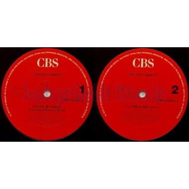 Gregory Abbott - You're My Angel • 12" Vinyl Maxi • MINT - Labyrinth Music