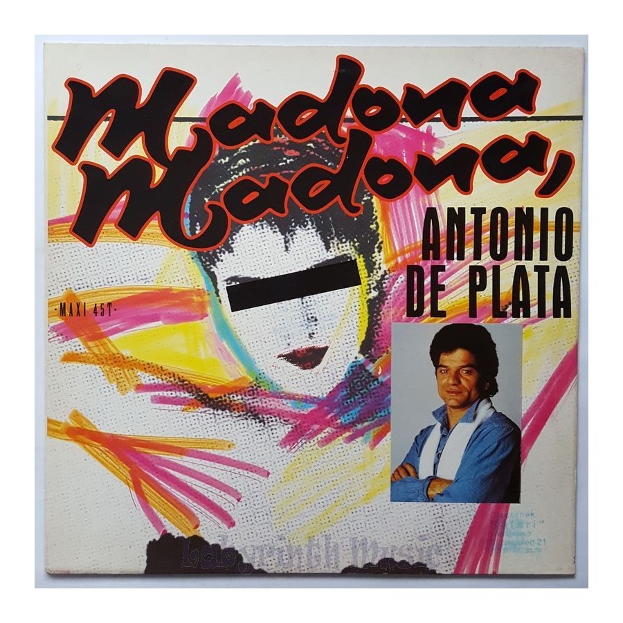 Antonio De Plata - Madona Madona • 12" Vinyl Maxi - Labyrinth Music