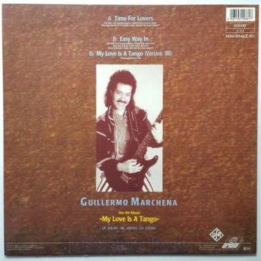 Guillermo Marchena - Time For Lovers • 12" Vinyl Maxi • MINT - Labyrinth Music