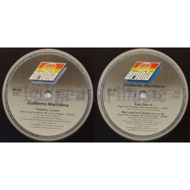 Guillermo Marchena - Time For Lovers • 12" Vinyl Maxi • MINT - Labyrinth Music