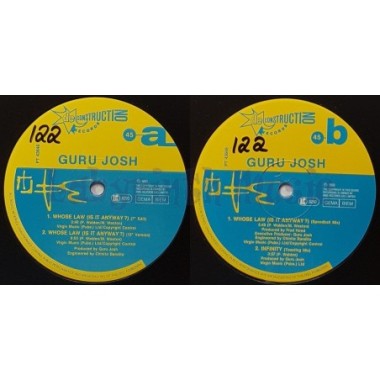 Guru Josh - Whose Law • 12" Vinyl Maxi - Labyrinth Music