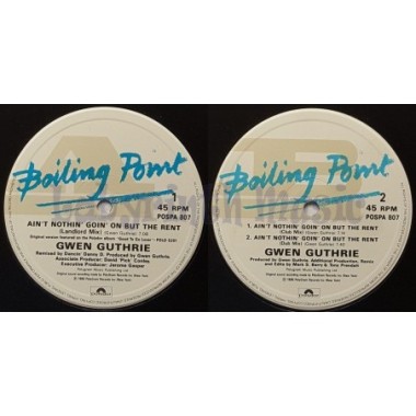 Gwen Guthrie - Ain't Nothin' Goin' On But The Rent • 12" Vinyl Maxi • NM - Labyrinth Music
